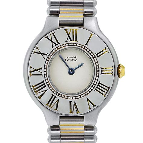 authentic cartier 901158065 must21 watches quartz|used Cartier 21 Must de Cartier watches .